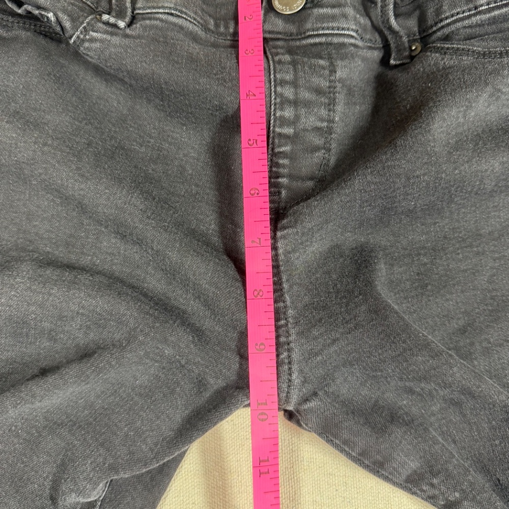 Juicy Couture Black Skinny Jeans Size 12 Stretch Denim Mid Rise Charcoal Wash - Picture 4 of 9